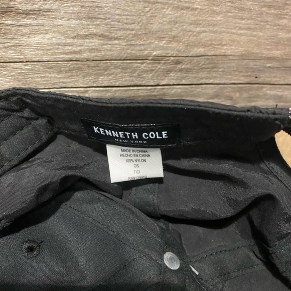 NWT KENNETH COLE No Intolerance 5 Panel Adjustable Nylon Cap Unisex - Picture 6 of 6
